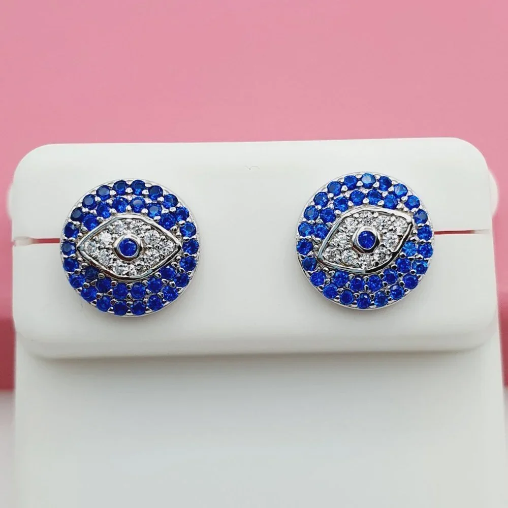 - 925 Sterling Silver Cubic Zirconia Earrings, U19254547